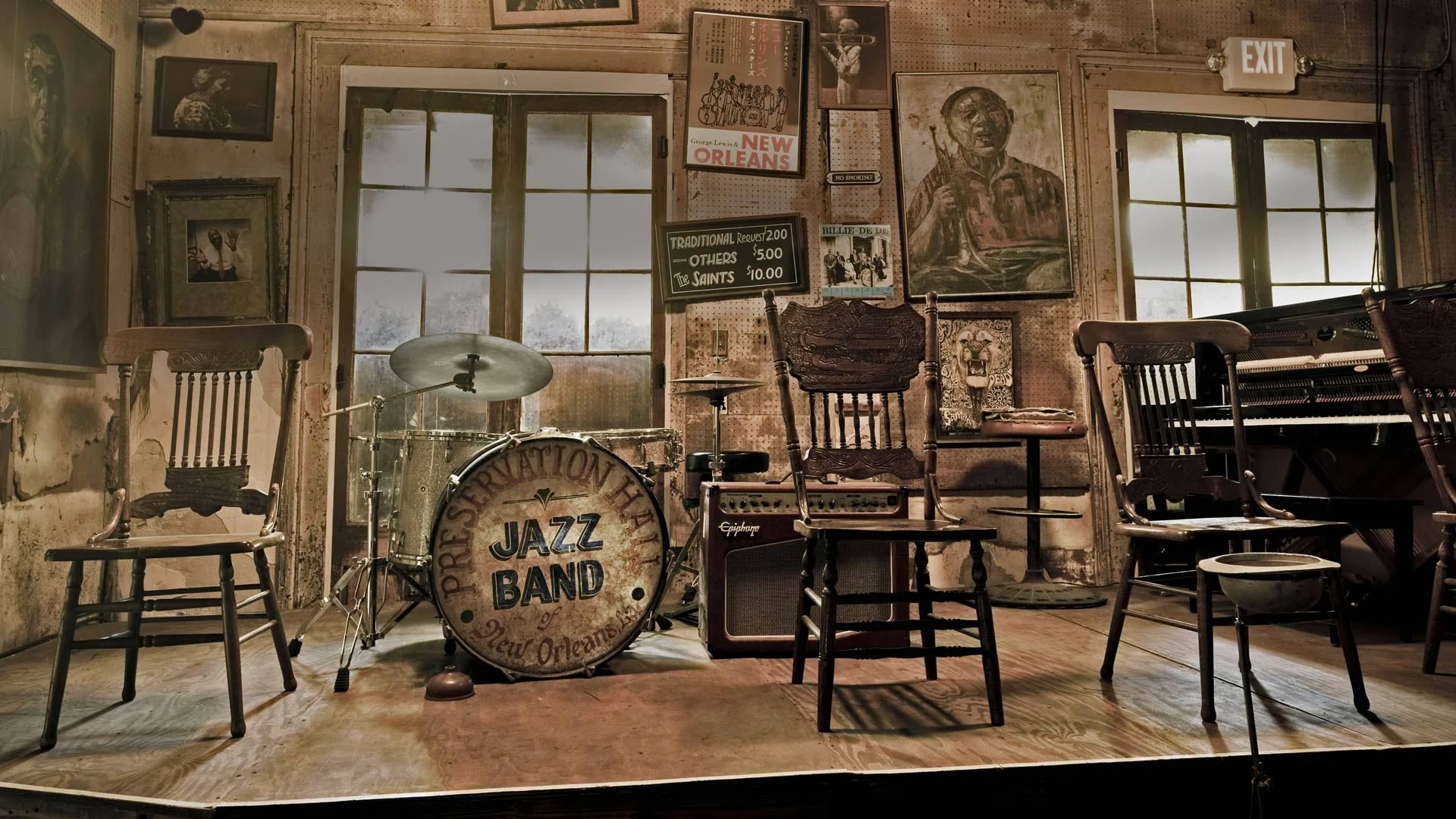 Preservation Hall in New Orleans, Louisiana