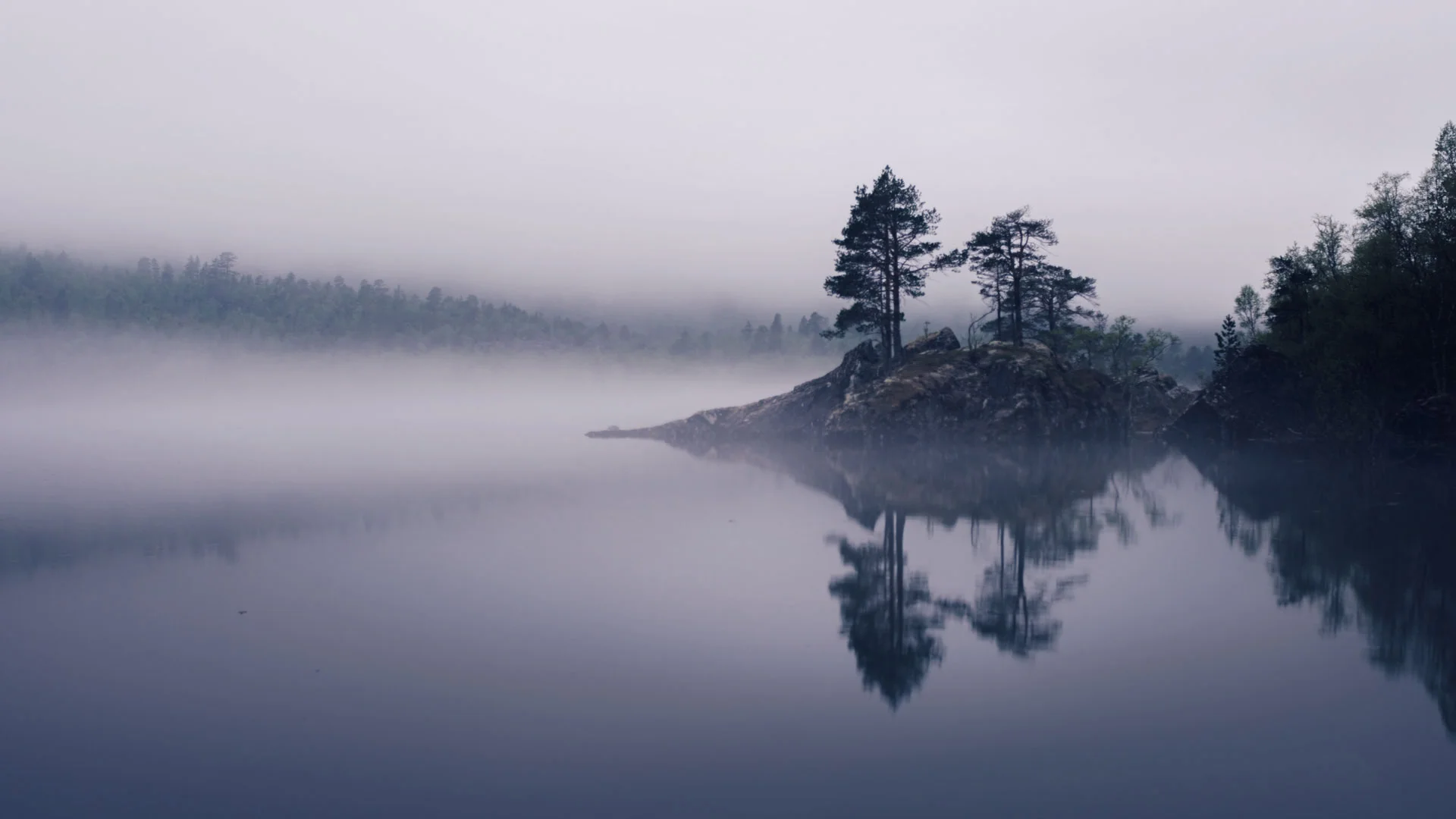 Innerdalsvatna Lake, near the village of Ålvundeidet, Norway