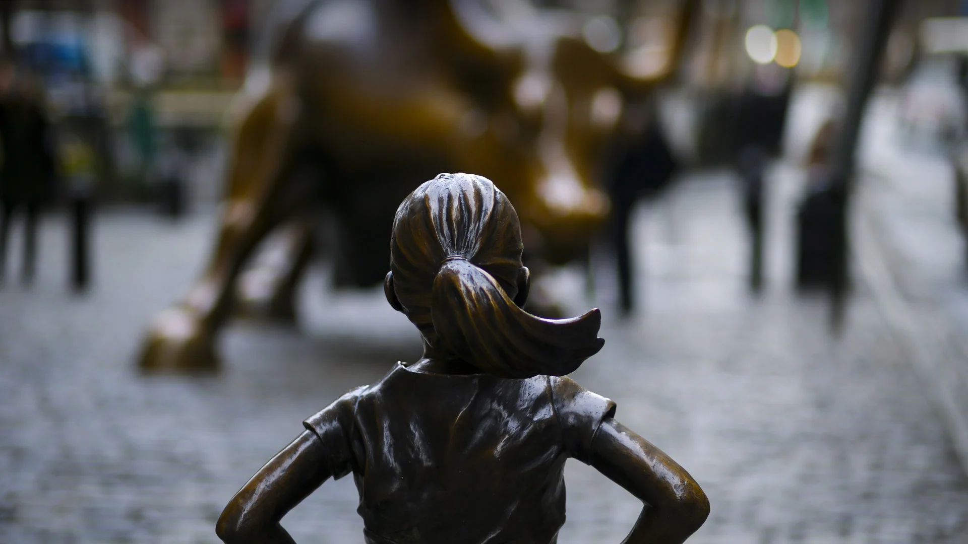 ‘Fearless Girl,’ by Kristen Visbal, New York City