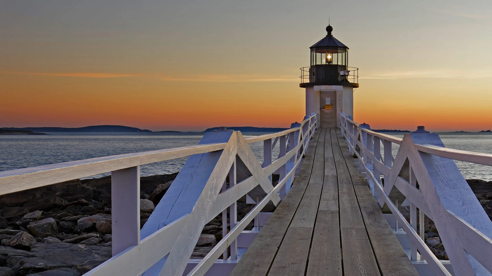 Marshall Point Lighthouse in Port Clyde, Maine