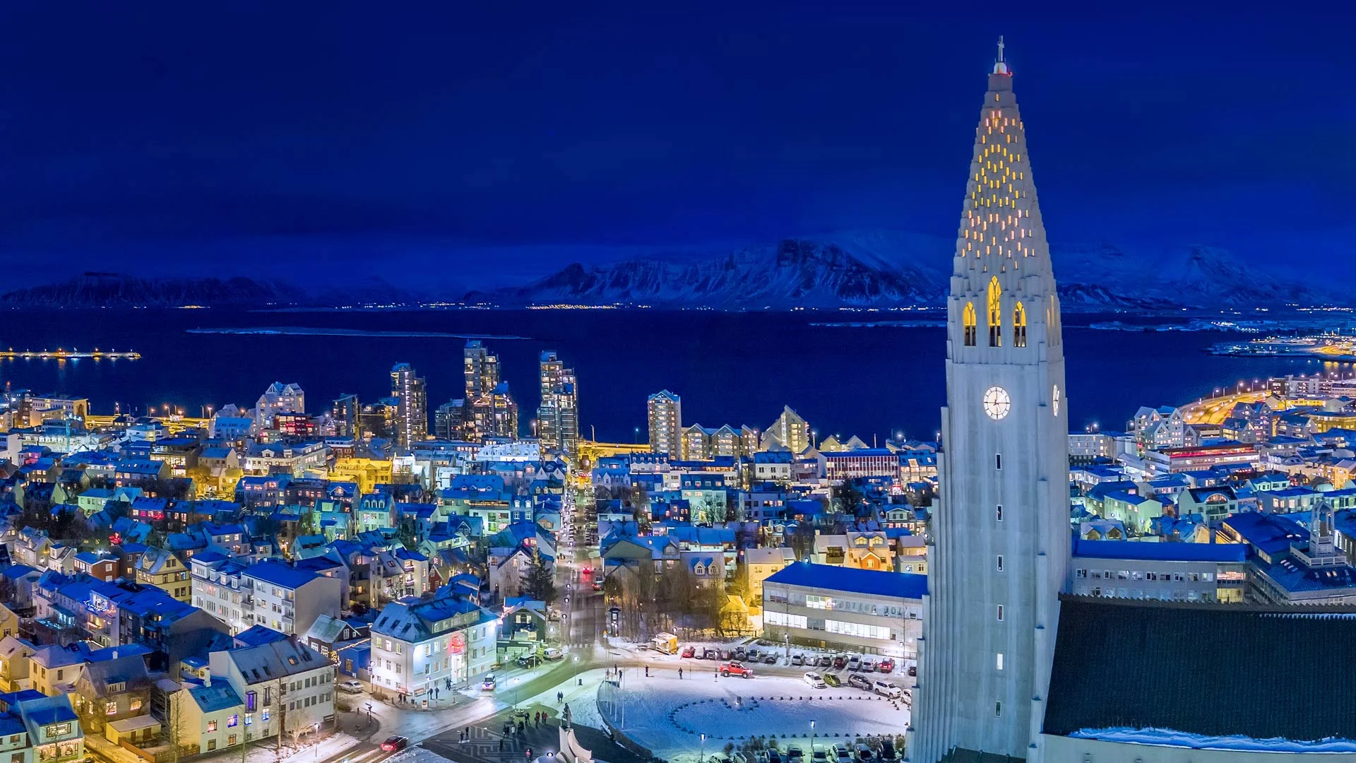 Reykjavik on the second night of the Yule Lads