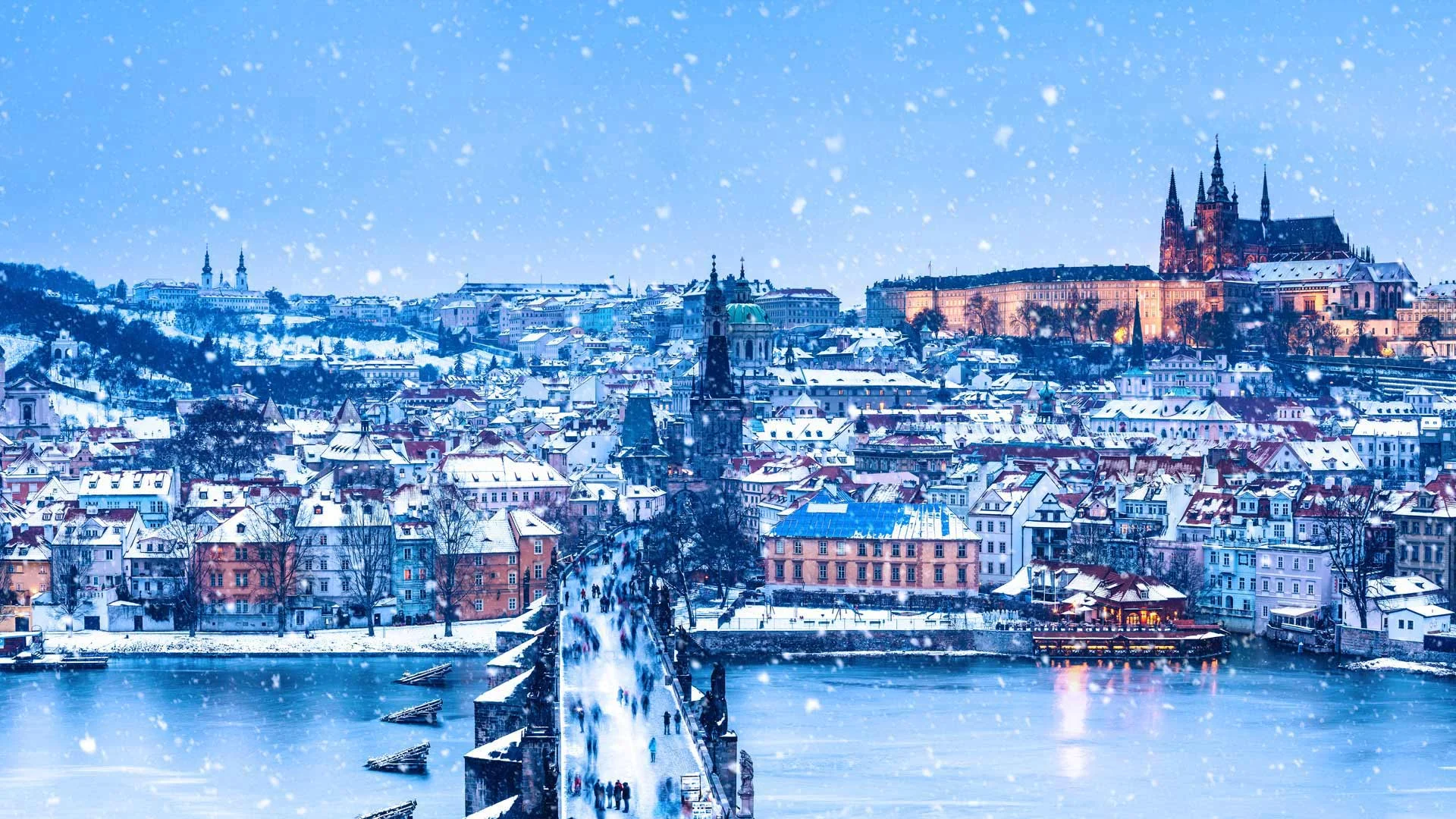 The Charles Bridge in Prague, Czech Republic