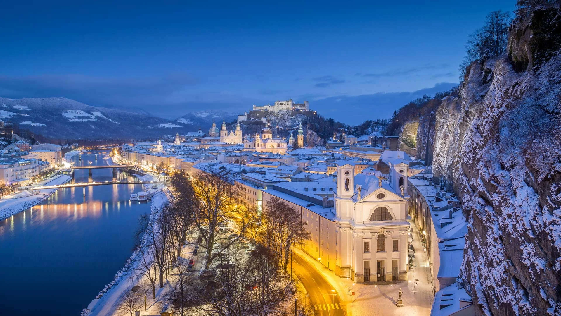 Salzburg, Austria, for the 200th anniversary of the classic carol