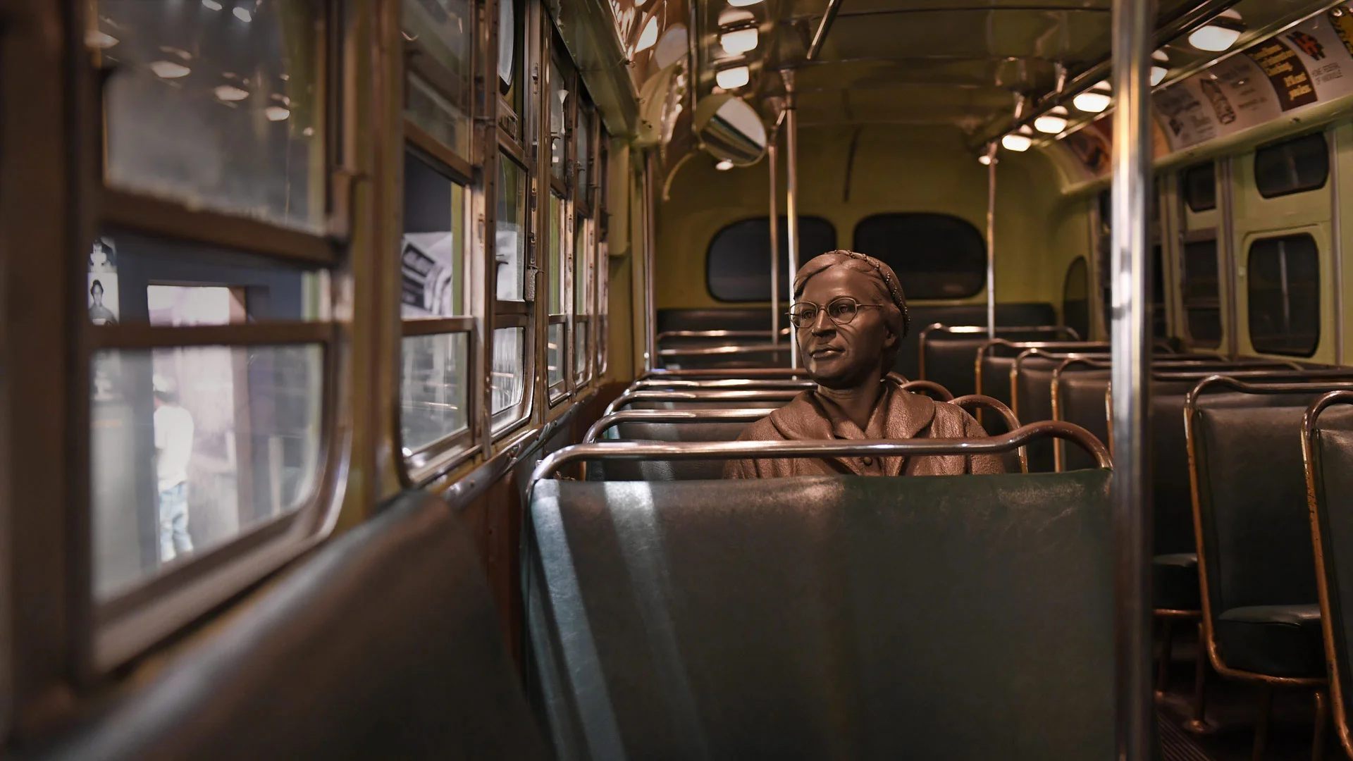 Sculpture at the National Civil Rights Museum in Memphis, Tennessee