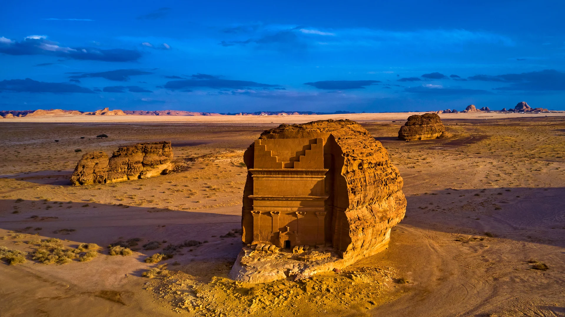 Nabataean tomb in Mada'in Saleh (aka Hegra), Saudi Arabia
