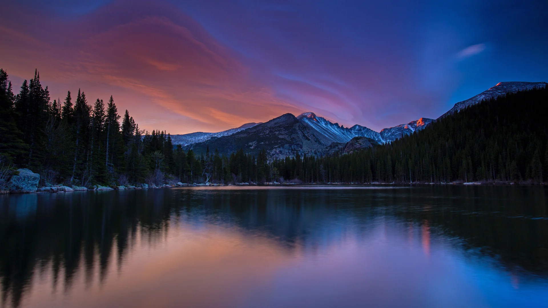Longs Peak in Rocky Mountain National Park, Colorado