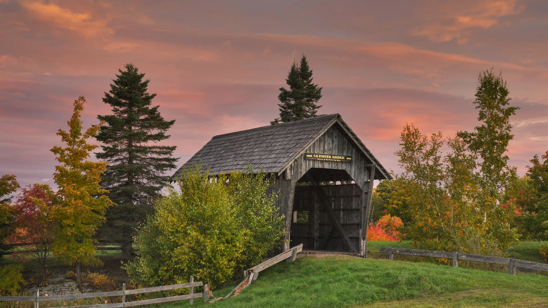 A. M. Foster Bridge in Cabot, Vermont