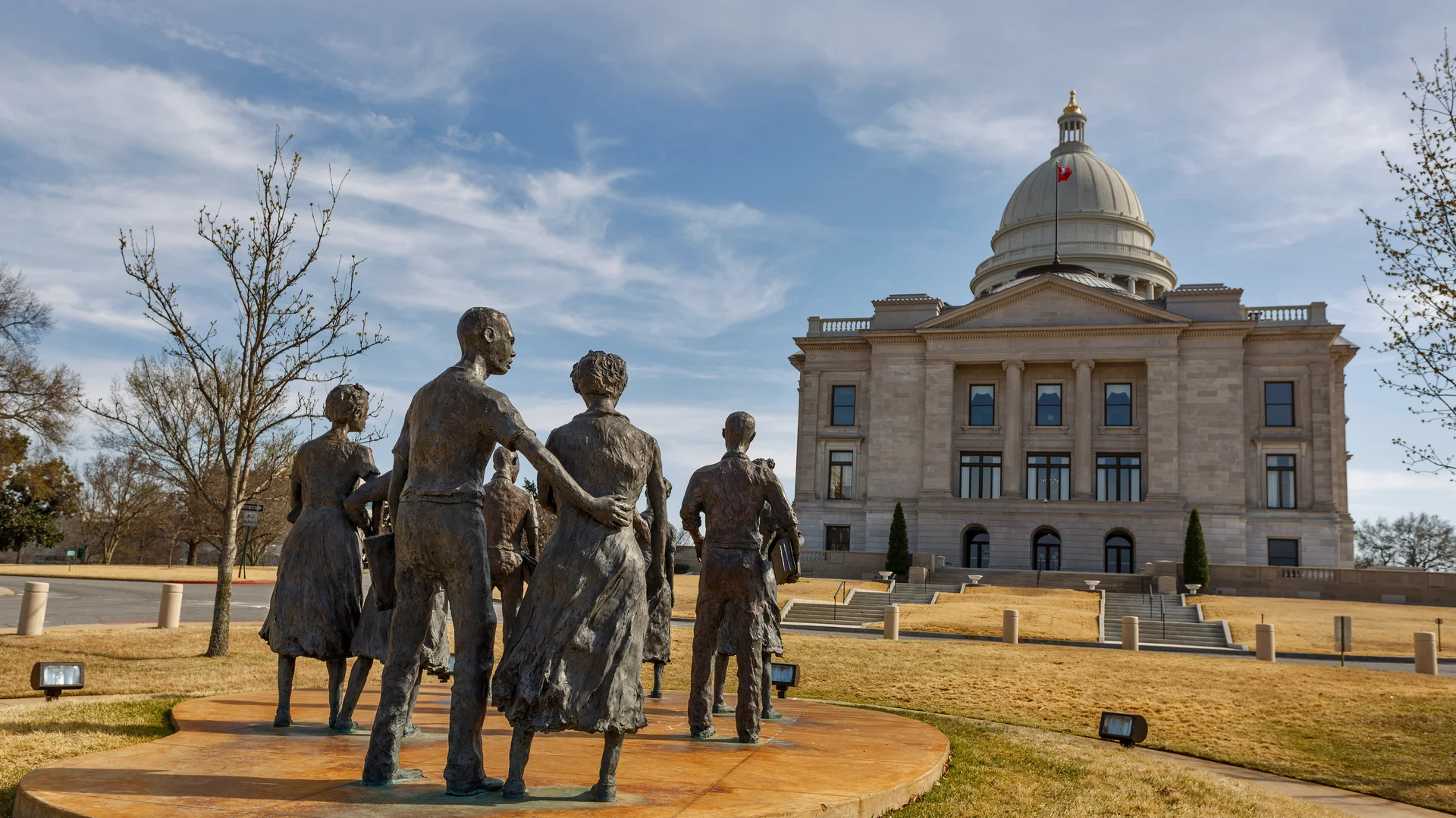 'Testament: The Little Rock Nine Monument,' Little Rock, Arkansas