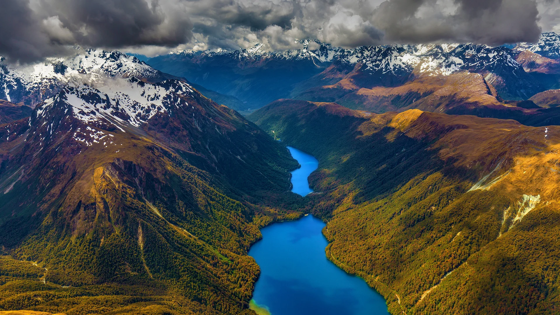 Fiordland National Park in South Island, New Zealand