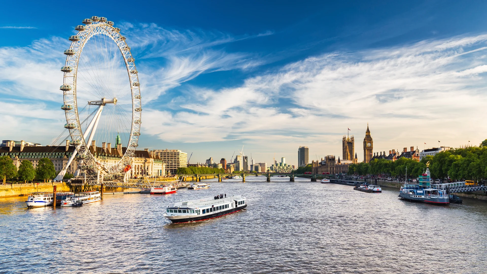 The River Thames, London, England