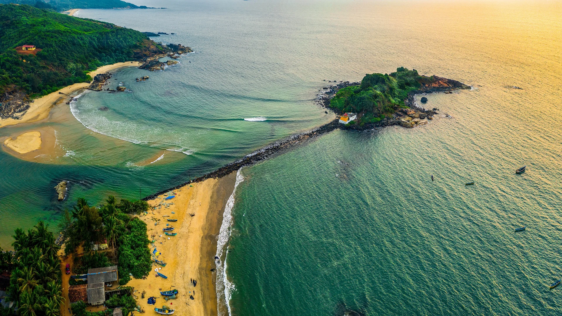 Gabit Keni Beach near Ankola, Karnataka, India