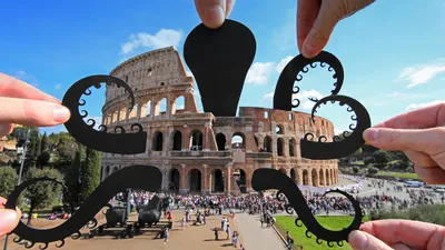 The Colosseum of Rome, Italy