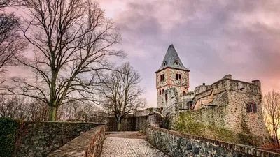 Castle Frankenstein in Darmstadt, Germany, on writer Mary Shelley's birthday
