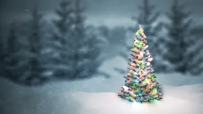 A wintry scene for Christmas