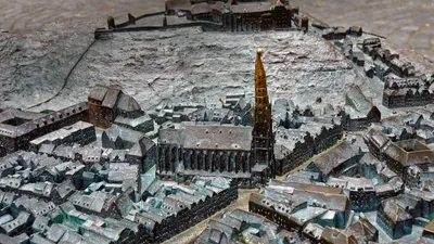 For World Braille Day, a tactile map of Landshut, Germany