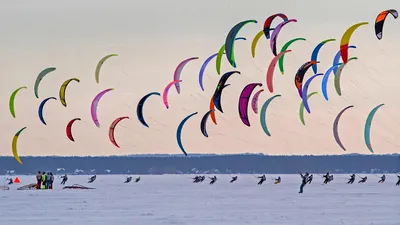 Siberian Snowkiting Cup in Novosibirsk, Russia