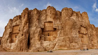 Naqsh-e Rostam archaeological site near Persepolis, Iran