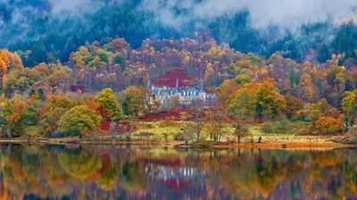 Tigh Mor Trossachs on Loch Achray, Scotland