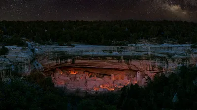 Cliff dwellings in Mesa Verde National Park, Colorado