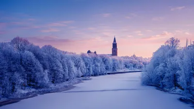 Aura River in Turku, Finland
