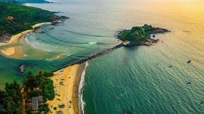 Gabit Keni Beach near Ankola, Karnataka, India